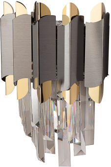 Светильник Hiper Dafna H171-2 потолоч. черный/хром - купить недорого с доставкой в интернет-магазине