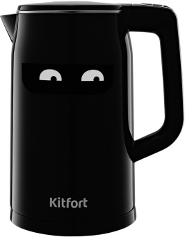 Чайник электрический Kitfort КТ-6154 1.7л. 2200Вт черный (корпус: нержавеющая сталь/пластик) - купить недорого с доставкой в интернет-магазине