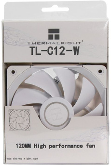 Вентилятор для корпуса Thermalright TL-C12-W 120х120x25 белый 4-pin 25.6дБ Ret - купить недорого с доставкой в интернет-магазине