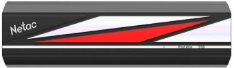 Накопитель SSD Netac USB-C 512GB NT01ZX20L-512G-32BK ZX20L черный - купить недорого с доставкой в интернет-магазине