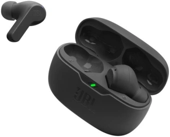 Гарнитура внутриканальные JBL Wave Beam черный беспроводные bluetooth в ушной раковине (JBLWBEAMBLK) - купить недорого с доставкой в интернет-магазине