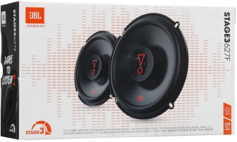 Колонки автомобильные JBL Stage3 627F (без решетки) 225Вт 92дБ 3Ом 16см (6.5дюйм) (ком.:2кол.) коаксиальные двухполосные - купить недорого с доставкой в интернет-магазине