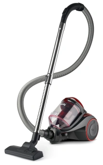 Пылесос Domfy DSC-VC704 2400Вт черный/красный - купить недорого с доставкой в интернет-магазине