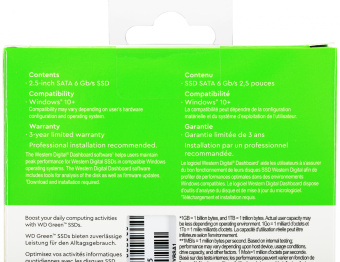 Накопитель SSD WD SATA-III 240GB WDS240G3G0A Green 2.5" - купить недорого с доставкой в интернет-магазине