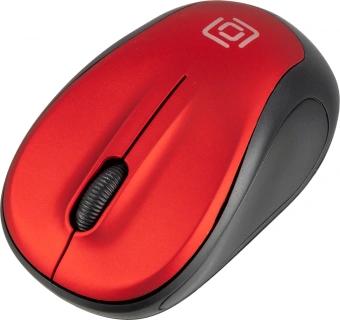 Мышь Оклик 665MW черный/красный оптическая 1600dpi беспров. USB для ноутбука 3but (1025135) - купить недорого с доставкой в интернет-магазине