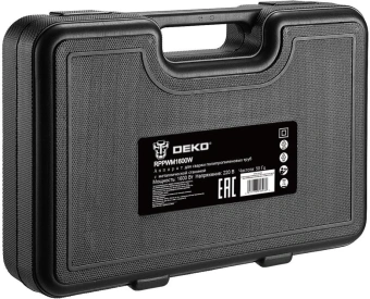 Сварочный аппарат для пластиковых труб Deko RPPWM1600W 1.6кВт Тмакс.:300 парн.насад. 3насад. (кейс в компл.) (083-3008) - купить недорого с доставкой в интернет-магазине