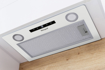 Вытяжка встраиваемая Weissgauff BOX 1200 WH белый управление: сенсорное (1 мотор) - купить недорого с доставкой в интернет-магазине