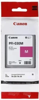 Картридж струйный Canon PFI-030M 3491C001 пурпурный (55мл) для Canon imagePROGRAF TM-240, TM-340 - купить недорого с доставкой в интернет-магазине