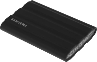 Накопитель SSD Samsung Original USB-C 2TB MU-PE2T0S/WW Shield T7 1.8" черный - цена, купить или заказать с доставкой в интернет-магазине Накопитель SSD Samsung Original USB-C 2TB MU-PE2T0S/WW Shield T7 1.8" черный - купить недорого с доставкой в интернет-магазине