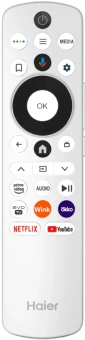 Телевизор HQLED Haier 50" Smart TV S4 серый 4K Ultra HD 60Hz MEMC DVB-T DVB-T2 DVB-C DVB-S DVB-S2 USB WiFi Smart TV - купить недорого с доставкой в интернет-магазине