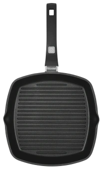 Сковорода-гриль Rondell Escurion Grey RDA-1124 квадратная 28см покрытие: TriTitan ручка несъемная (без крышки) серый - купить недорого с доставкой в интернет-магазине