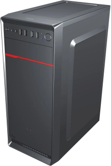 Корпус Digma DCC-MD302 черный без БП ATX 1x80mm 3x120mm 2xUSB2.0 2xUSB3.0 audio - купить недорого с доставкой в интернет-магазине