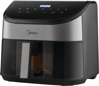 Аэрогриль Midea MAF-CY55WK 5.5л 2250Вт черный/серебристый - купить недорого с доставкой в интернет-магазине