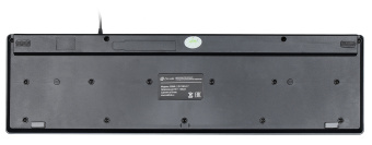 Клавиатура Оклик 550ML черный USB slim Multimedia LED - купить недорого с доставкой в интернет-магазине