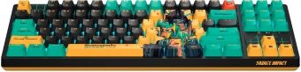 Клавиатура A4Tech AT87 Renegade черный/зеленый USB for gamer LED (AT87) кабель 1.8м - купить недорого с доставкой в интернет-магазине