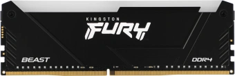 Память DDR4 16GB 3200MHz Kingston KF432C16BB12A/16 Fury Beast RGB RTL Gaming PC4-25600 CL16 DIMM 288-pin 1.35В dual rank с радиатором Ret - купить недорого с доставкой в интернет-магазине