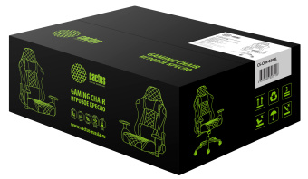 Кресло игровое Cactus CS-CHR-030BL черный эко.кожа с подголов. крестов. сталь - купить недорого с доставкой в интернет-магазине