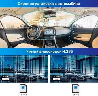 Видеорегистратор с радар-детектором TrendVision DriveCam Real 4K Signature LNA 2CH GPS ГЛОНАСС черный - купить недорого с доставкой в интернет-магазине