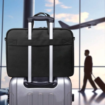 Сумка для ноутбука 15.6" Continent СС-108 BK черный нейлон/полиэстер (упак.:1шт) - купить недорого с доставкой в интернет-магазине