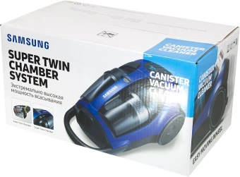 Пылесос Samsung VCC8836V36/XEV 2200Вт синий/черный - купить недорого с доставкой в интернет-магазине