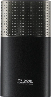 Накопитель SSD Netac USB-C 500GB NT01Z9-500G-32BK Z9 черный - купить недорого с доставкой в интернет-магазине