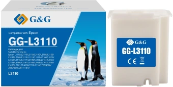 Бункер G&G GG-L3110 (L3110 емкость для отработанных чернил) для Epson L1110/L3110/L3118/L3119/L3108/L3150/L3158/L3160/L3116/L1118/L1119/L3106 - купить недорого с доставкой в интернет-магазине
