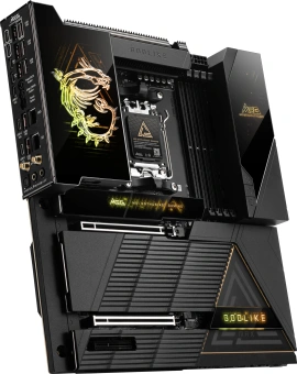 Материнская плата MSI MEG X870E GODLIKE MAX Socket AM5 AMD X870E 4xDDR5 ATX AC`97 8ch(7.1) 1 x 10Gigabit + 1 x 5Gigabit RAID - купить недорого с доставкой в интернет-магазине