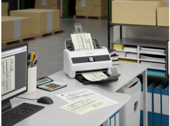 Сканер протяжный Epson WorkForce DS-870 (B11B250401/503) A4 - купить недорого с доставкой в интернет-магазине