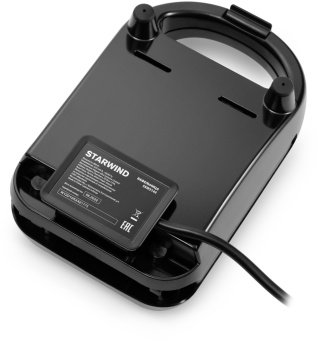 Сэндвичница Starwind SSW2142 600Вт черный/черный - купить недорого с доставкой в интернет-магазине