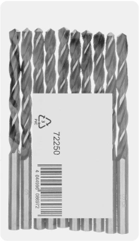 Сверло Сибртех 72250 по металлу Д=5мм Дл=86мм (10пред.) для дрелей - купить недорого с доставкой в интернет-магазине