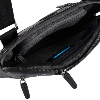 Сумка мужская Piquadro Black Square CA1816B3/N черная натур.кожа - купить недорого с доставкой в интернет-магазине