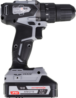 Дрель-шуруповерт Интерскол ДАУ-13/18ВК аккум. патрон:быстрозажимной (кейс в комплекте) (573.2.2.70) - купить недорого с доставкой в интернет-магазине