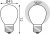 Лампа светодиодная Gauss Filament 105202109-D 9Вт цок.:E27 шар 220B 3000K св.свеч.бел.теп. (упак.:10шт) - купить недорого с доставкой в интернет-магазине