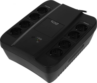 Источник бесперебойного питания Powercom Spider SPD-650N 390Вт 650ВА черный - купить недорого с доставкой в интернет-магазине