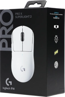 Мышь Logitech G Pro X Superlight 2 белый оптическая 32000dpi беспров. USB 4but (910-006642) - купить недорого с доставкой в интернет-магазине