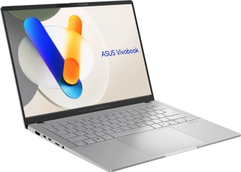 Ноутбук Asus VivoBook S14 OLED M5406WA-QD127 Ryzen AI 9 365 24Gb SSD1Tb AMD Radeon 880M 14" OLED WUXGA (1920x1200) noOS silver WiFi BT Cam (90NB14P1-M007L0) - купить недорого с доставкой в интернет-магазине