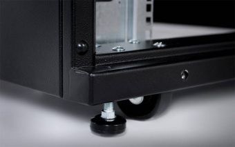 Шкаф серверный ЦМО (ШТК-СП-48.8.12-48АА-9005) напольный 48U 800x1130мм пер.дв.перфор. задн.дв.перфор.2-хст. 2 бок.пан. направл.под закл.гайки 1350кг черный 890мм 170кг 180град. 2215мм - купить недорого с доставкой в интернет-магазине