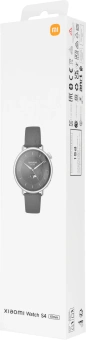 Смарт-часы Xiaomi Watch S4 41мм 1.32" AMOLED корп.серебристый рем.черный разм.брасл.:120-190 мм (BHR07VRGL) - купить недорого с доставкой в интернет-магазине