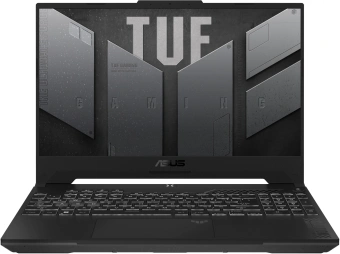 Ноутбук Asus TUF Gaming F15 FX507VV-LP186 Core i7 13620H 16Gb SSD512Gb NVIDIA GeForce RTX4060 8Gb 15.6" IPS FHD (1920x1080) noOS grey WiFi BT Cam (90NR0BV7-M00PA0) - купить недорого с доставкой в интернет-магазине