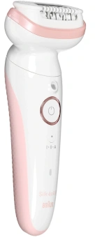 Эпилятор Braun SES9-030 скор.:2 насад.:3 от электр.сети от аккум. белый/розовый - купить недорого с доставкой в интернет-магазине