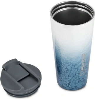 Термокружка Rondell Nubes RDS-1969 для напитков 0.6л. серо-голубой карт. коробка - купить недорого с доставкой в интернет-магазине