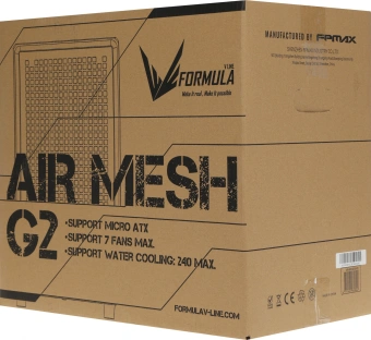 Корпус Formula Air Mesh G2 черный без БП mATX 4x120mm 2x140mm 2xUSB3.0 audio bott PSU - купить недорого с доставкой в интернет-магазине