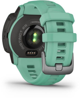 Смарт-часы Garmin Instinct 2S Solar Tactical 20мм 1.3" AMOLED корп.черный/мятный рем.мятный (010-02564-02) - купить недорого с доставкой в интернет-магазине