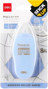 Клеющий роллер Deli EA49201 прозрачный блистер 6мм x 8м Macaron - купить недорого с доставкой в интернет-магазине