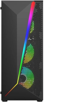 Корпус Bloody BD-CC106F черный без БП ATX 4x120mm 1xUSB2.0 1xUSB3.0 audio bott PSU - купить недорого с доставкой в интернет-магазине