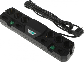 Сетевой фильтр Most TRG 5м (10 розеток) черный (коробка) - купить недорого с доставкой в интернет-магазине
