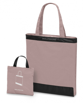Сумка Moleskine JOURNEY PACKABLE TOTE (ET9JPTOD19) 6.5x40 0.109кг. полиамид розовый - купить недорого с доставкой в интернет-магазине