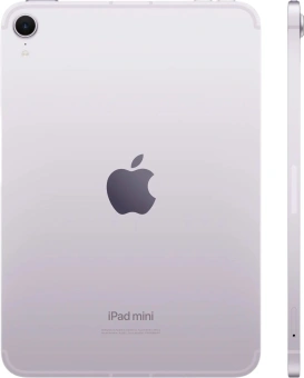 Планшет Apple iPad mini 2024 A2995 A17 Pro 6С RAM8Gb ROM256Gb 8.3" IPS 2266x1488 5G eSIM iOS фиолетовый 12Mpix 12Mpix BT WiFi 9hr - купить недорого с доставкой в интернет-магазине