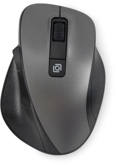 Мышь Оклик 504MW черный/серый оптическая (1600dpi) silent беспроводная USB (6but) - купить недорого с доставкой в интернет-магазине