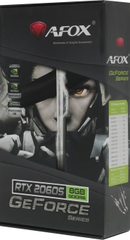 Видеокарта Afox PCI-E 3.0 AF2060S-8192D6H4-V2 NVIDIA GeForce RTX 2060SUPER 8Gb 256bit GDDR6 1470/14000 DVIx1 HDMIx1 DPx1 HDCP Ret - купить недорого с доставкой в интернет-магазине